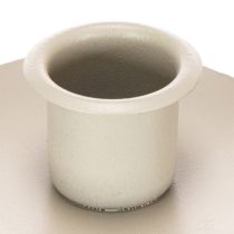 Product Star-shaped candle holder with wooden base for a 20cm candle