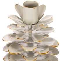 Product Pine cone design candle holder for taper candles, 17cm