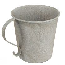 Product Candle holder vintage cup decoration grey Ø11cm H11cm