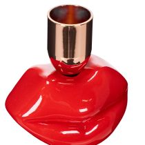 Product Glossy Lip Candle Holder, Modern Design, 21cm