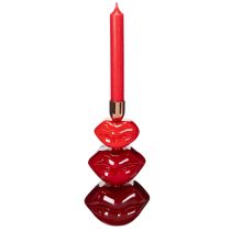 Product Glossy Lip Candle Holder, Modern Design, 21cm