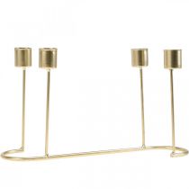 Product Candlestick, candle holder Advent wreath 26cm H14.5cm