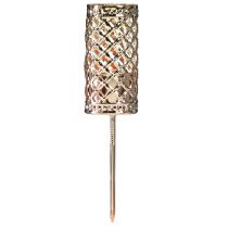 Product Stick candle holders, gold, Ø22mm, H10cm, 4 pieces