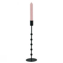 Product Stick candle holder metal candlestick black H30cm