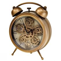 Product Steampunk clock with Roman numbers alarm clock 23x8x29.5cm