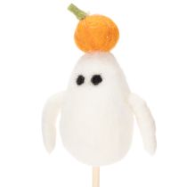 Product Ghost figures on wooden sticks, Halloween decoration, 54cm, 8 pieces