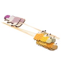 Product Decorative Garden Stakes - Colorful Hedgehog Family - 34cm, 12 Pieces