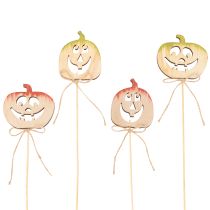 Product Decorative pumpkin with face Halloween decoration, 31cm, 12 pieces