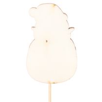 Product Decorative Santa Claus stakes for floral arrangements and potted plants, 31cm, 12 pieces