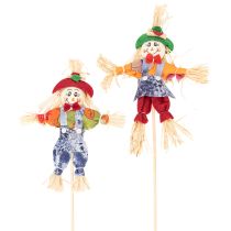 Product Flower stakes scarecrow for flower arrangements 37cm 6pcs