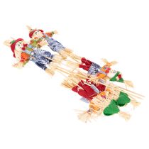 Product Flower stakes scarecrow for flower arrangements 37cm 6pcs