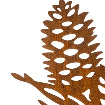 Product Metal pine cone decoration, pine cone motif, 96cm