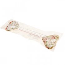 Product Flower Plug Heart Decorative Plug Heart Flowers 8×1.5×8cm 4 pcs