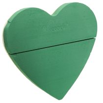 Product Floral foam heart large wet floral foam green 48cm 2 pcs