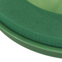 Product Floral foam wreath with bowl wet floral foam Ø29cm 2 pcs