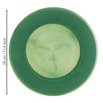 Product Floral foam wreath with bowl wet floral foam Ø29cm 2 pcs