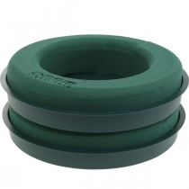 Product Floral foam ring with base for arrangement green Ø24cm 2 pcs