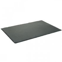 Natural slate, stone tray, slate anthracite 45×30cm