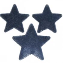 Christmas sprinkles, stars, blue Ø4/5cm 40p