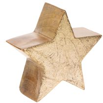 Product Decorative Christmas star stand for table or shelf, 10cm, 3 pieces