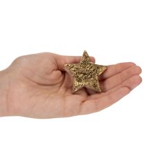Product Shiny decorative stars for table decoration, 5cm, 9 pieces