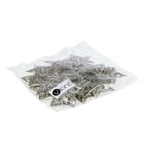 Product Metal star silver 6cm 20 pcs