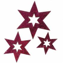 Product Scattered decoration star purple 3-5cm 48pcs