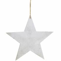 Product Christmas decoration star to hang 30cm 3pcs