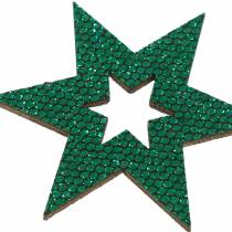 Product Scattered decoration star green 3-5cm 48pcs
