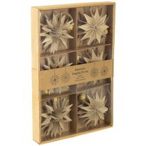 Product Paper stars with jute twine for festive decoration