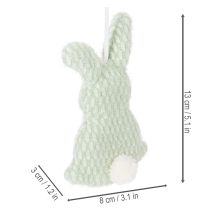 Product Easter bunny for hanging, a cute spring decoration for indoors, 13cm, 3 pieces