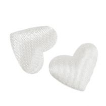 Product Hearts to scatter white 1.3cm 500p
