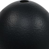 Product Ostrich Egg Decoration Blown Out Easter Decoration Black Ø12cm H14cm