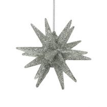 Product Stars with Glitter Champagne 11.5cm 4 pcs