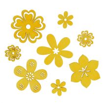 Scattered wood flower yellow 2cm - 4cm 96p