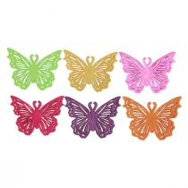 Product Scatter decoration butterfly wooden table decoration spring 4×3cm 72pcs