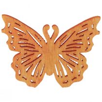 Product Scatter decoration butterfly wooden table decoration spring 4×3cm 72pcs