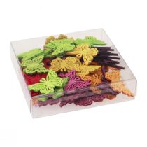 Product Scatter decoration butterfly wooden table decoration spring 4×3cm 72 pcs