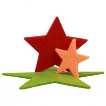 Product Scatter decoration stars, scatter parts Christmas colorful 108 pieces