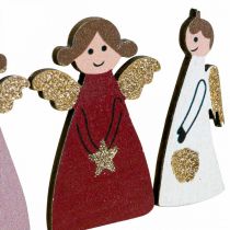 Product Wooden angel scatter decoration angel decoration 4.5×3cm 72 pcs