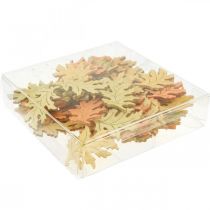 Product Table decoration autumn autumn leaves scatter decoration leaves 4cm 72 pcs