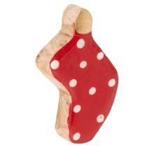 Product Polka dot socks, Christmas table decoration, 6cm, 8 pieces