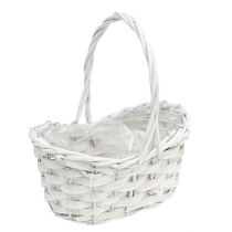 Scatter basket white 20cm x 15cm 1pc