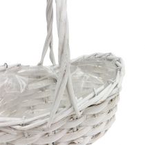 Scatter basket white 20cm x 15cm 1pc