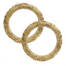 Product Straw wreath straw roman blank for wreath 20/4cm 2pcs