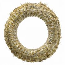 Straw wreath straw Roman 45/8cm