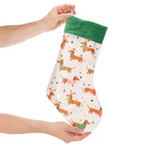 Product Christmas stocking with dachshund motif, 50cm