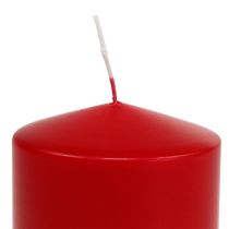 Product Pillar candle 100/100 red 4pcs