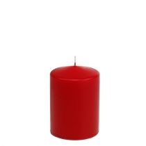 Product Pillar Candle 100/80 Red 6 Pcs