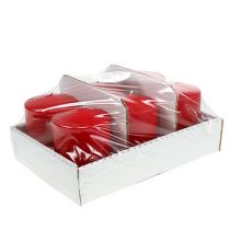 Product Pillar Candle 100/80 Red 6 Pcs